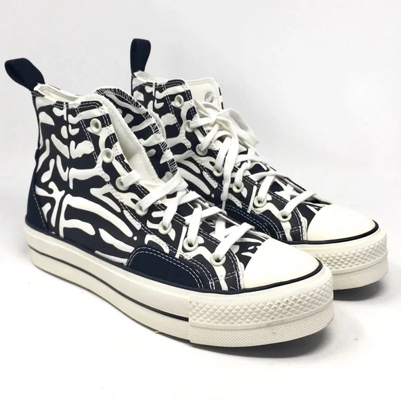 Converse Chuck Taylor All Star High Top Women's Black Egret Sneaker, NIB - Picture 3 of 12